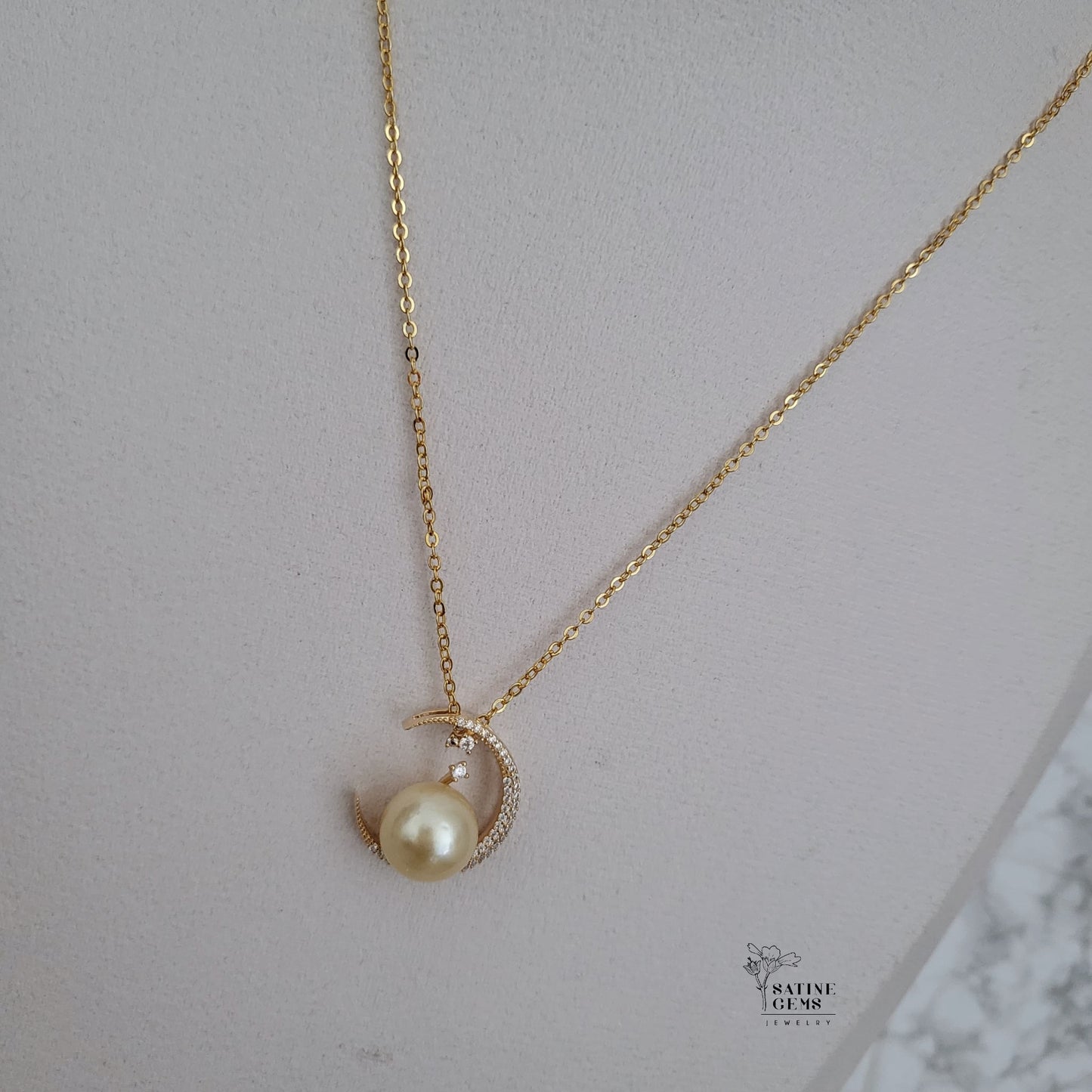 Champagne Gold South Sea Pearl Necklace