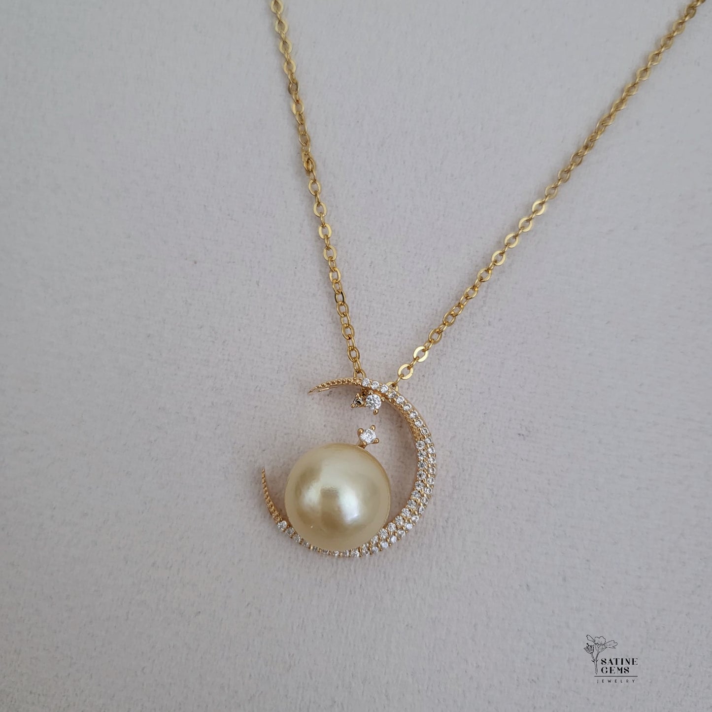 Champagne Gold South Sea Pearl Necklace