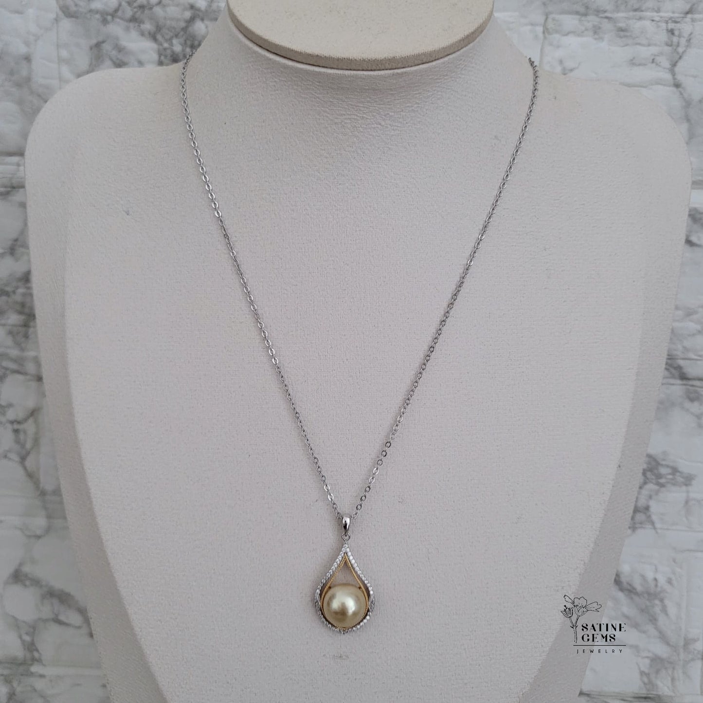 Champagne Gold South Sea Pearl Necklace