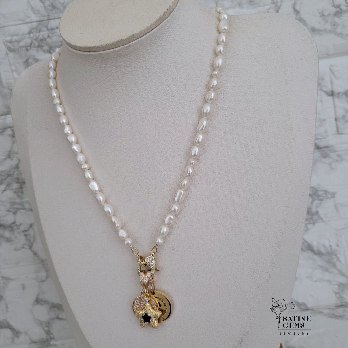 Ivory Freshwater Pearl Necklace