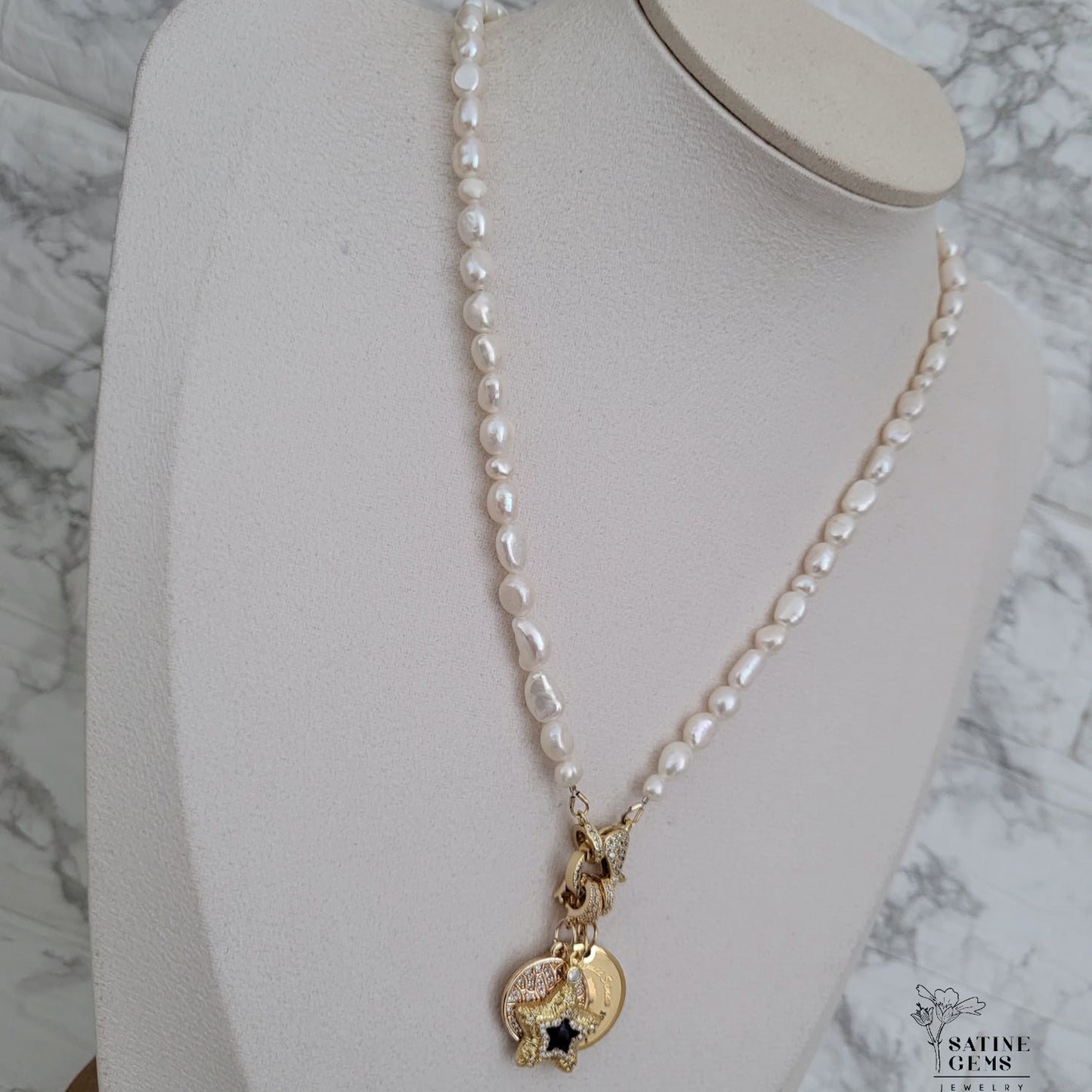 Ivory Freshwater Pearl Necklace