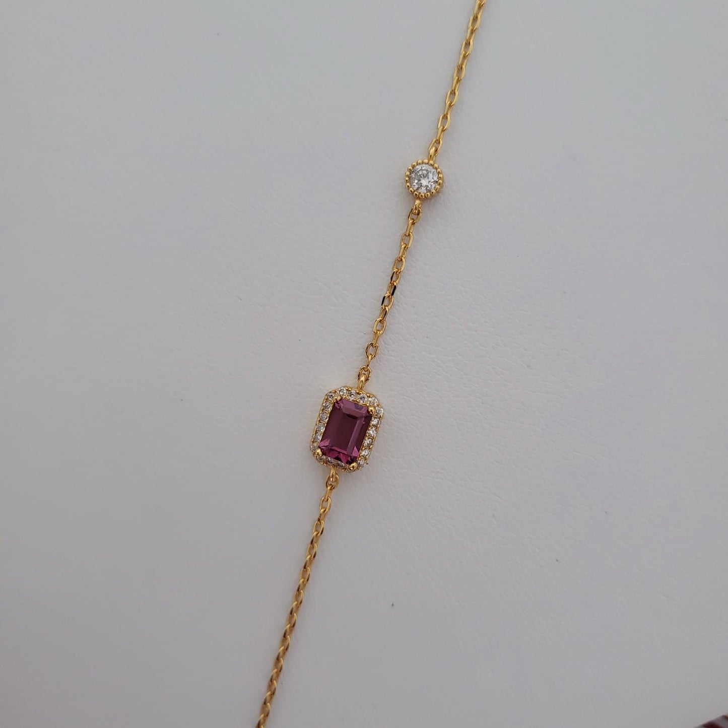 Magnalium Garnet Cubic Zirconia Bracelet
