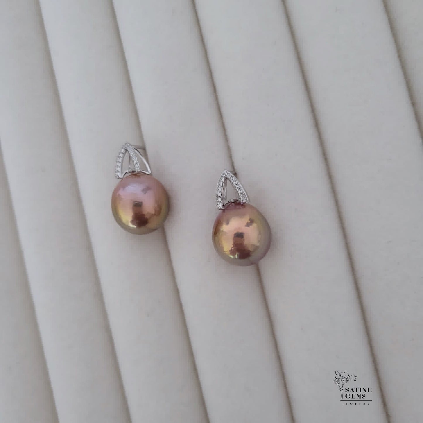 Baroque Edison Pearl Ear Studs