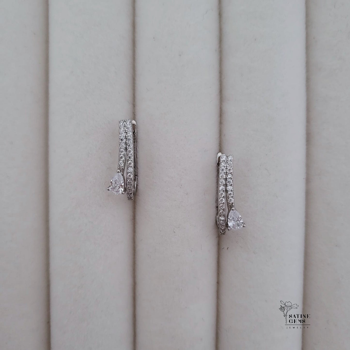 Detachable Type A Jadeite Ear Hoops