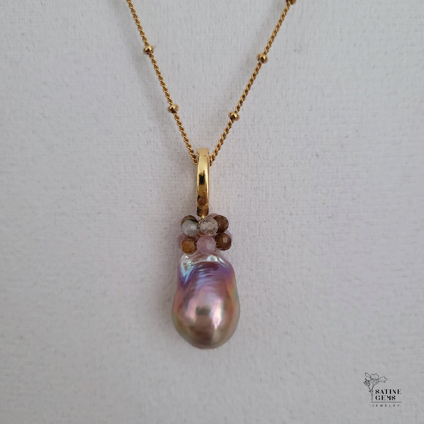 Baroque Edison Pearl Necklace