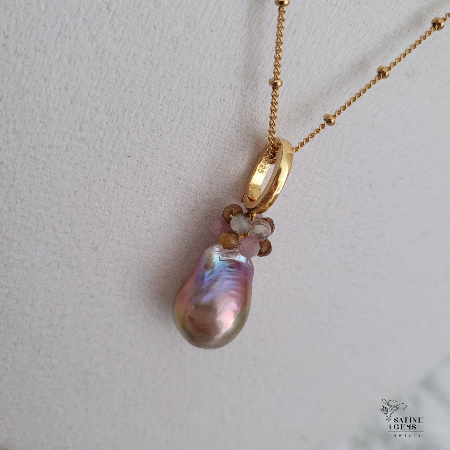 Baroque Edison Pearl Necklace
