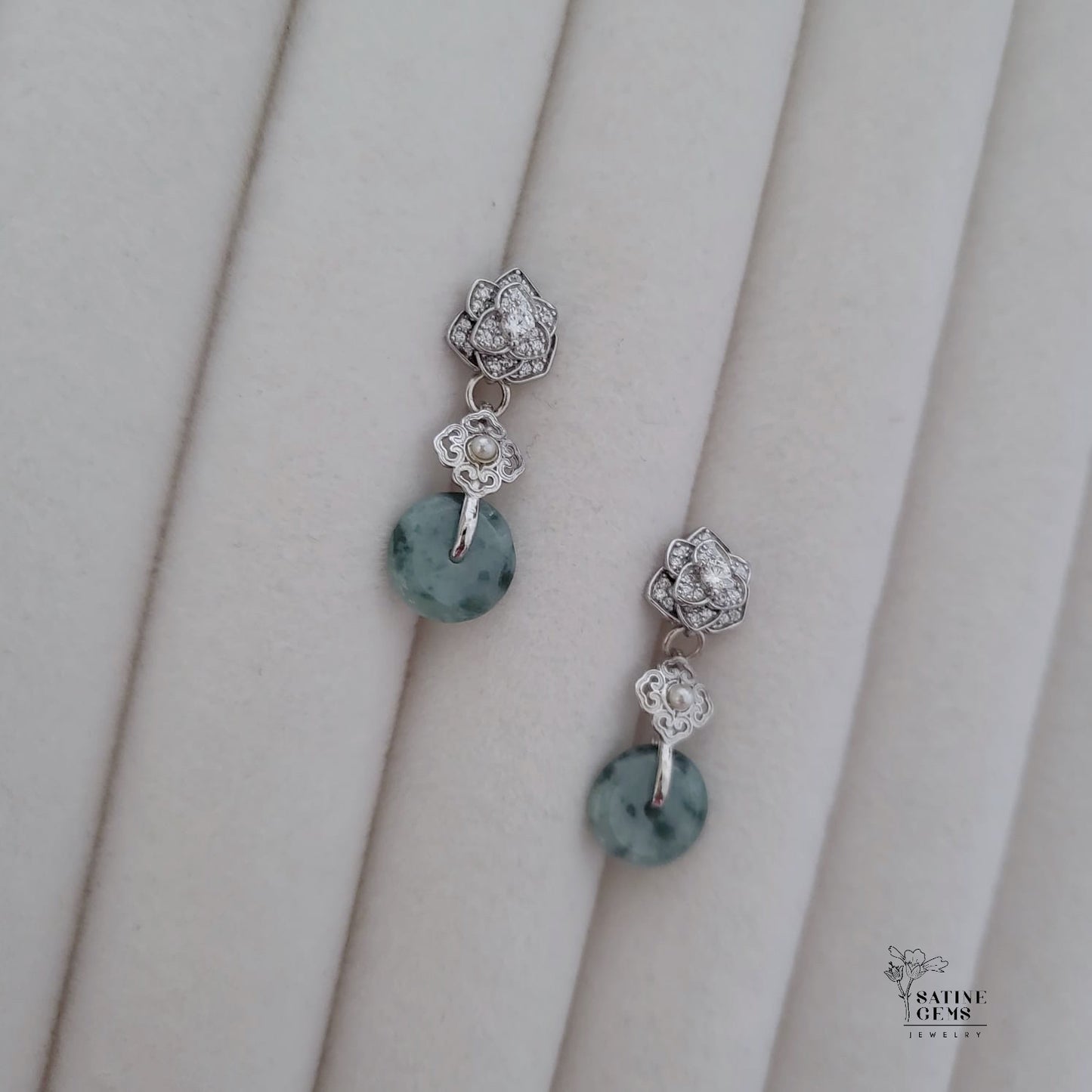 Type A Jadeite Ear Studs